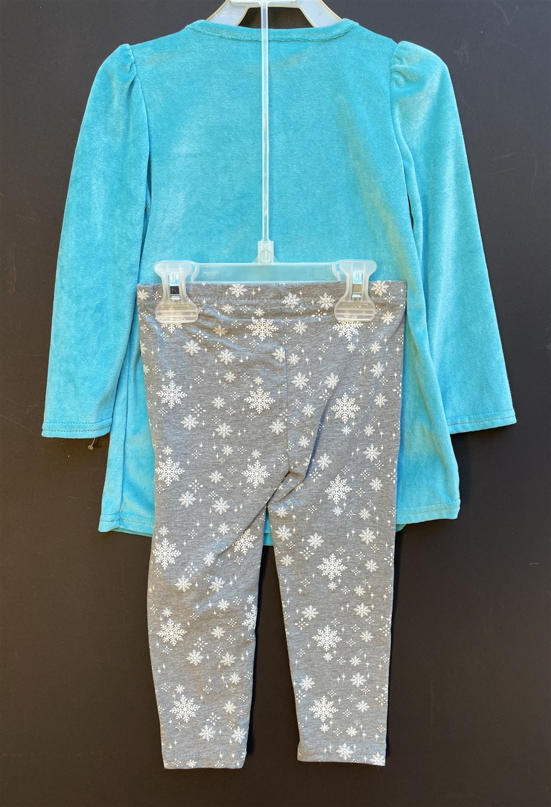 Dora the Explorer Toddler Girl 3T Appliqued Velour Tunic & Leggings Set Glitter