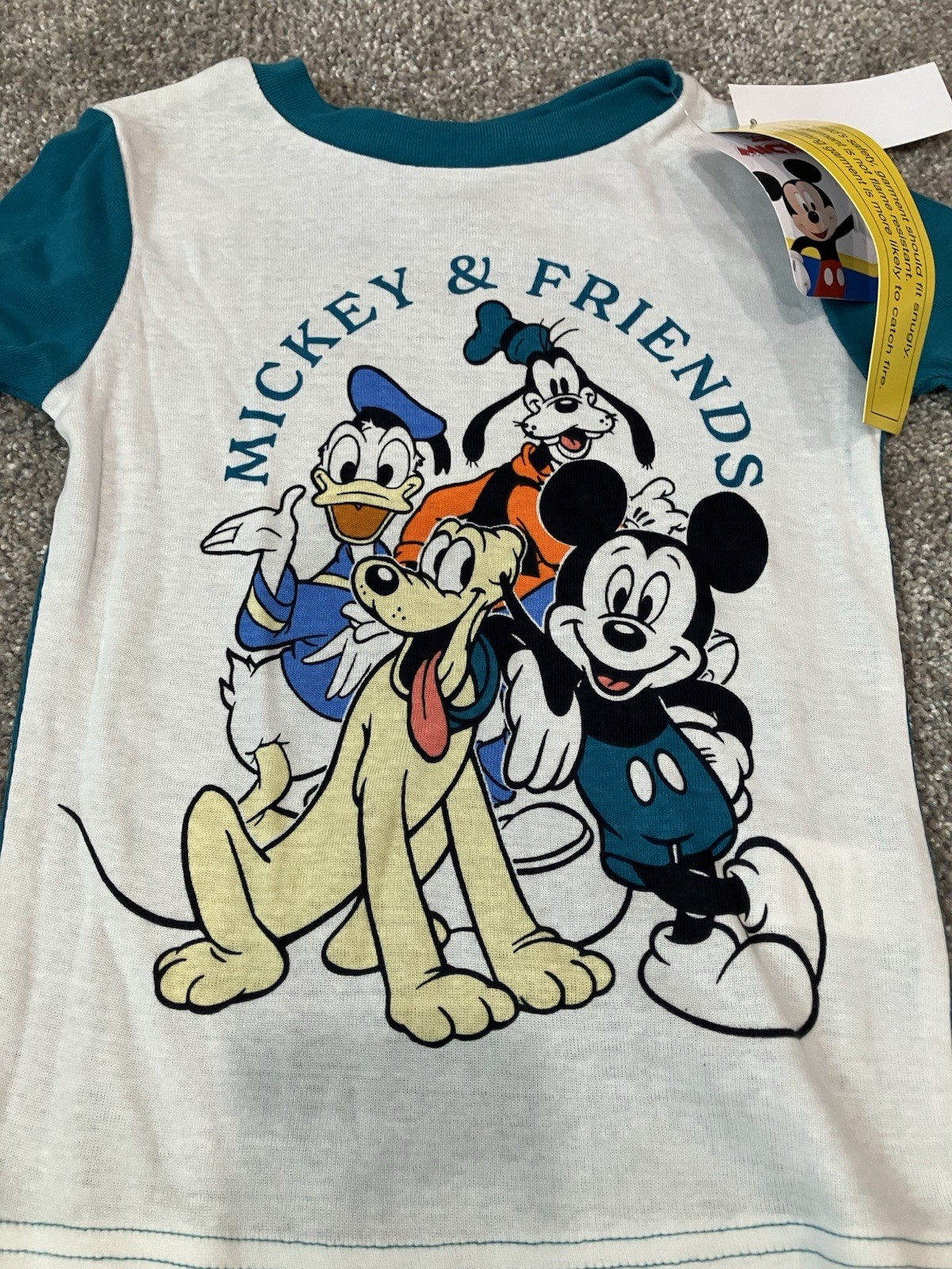 Disney Jr. Mickey & Friends 4pc Cotton Clothing Set Size 6 Shirts Shorts Pants