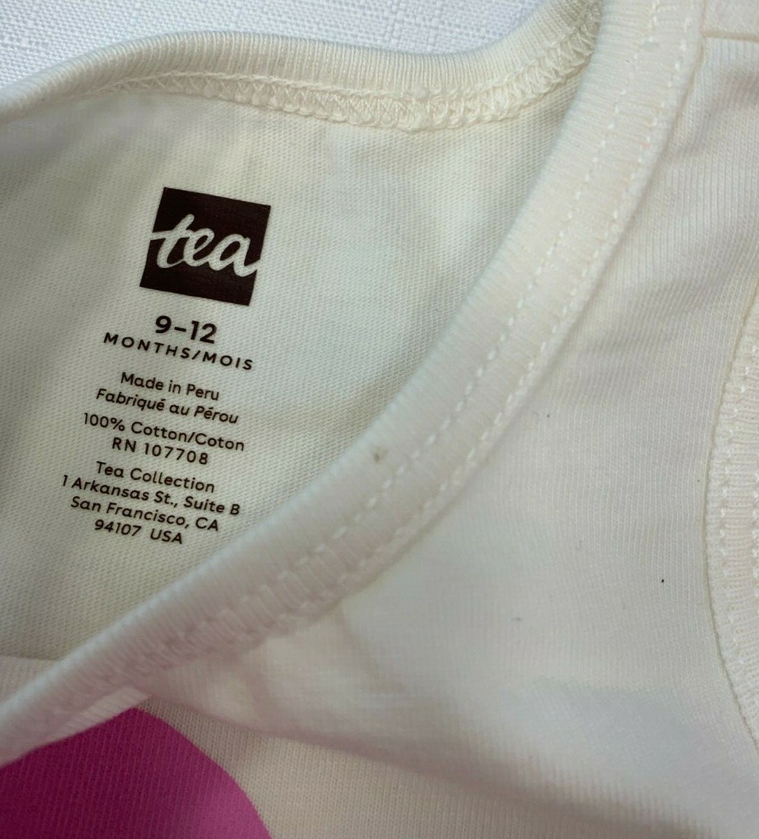 NWT Tea Collection Baby Girls 9-12 Month Octopus Tank Top and Striped Skirt Set