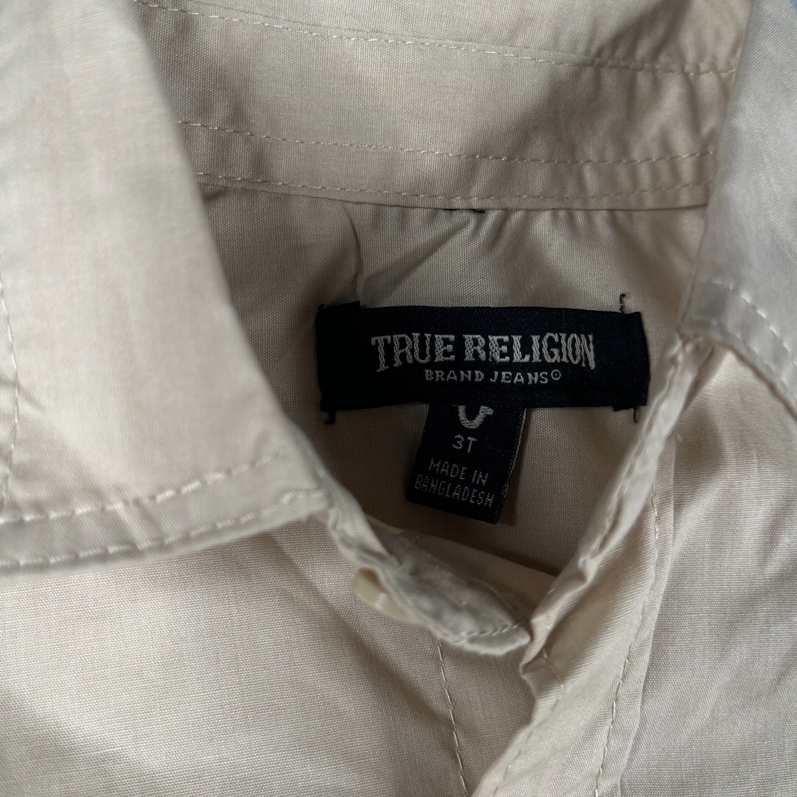 True Reliogion Kids 2 Piece 3T long Sleeve Button Up Black Pants New NWT