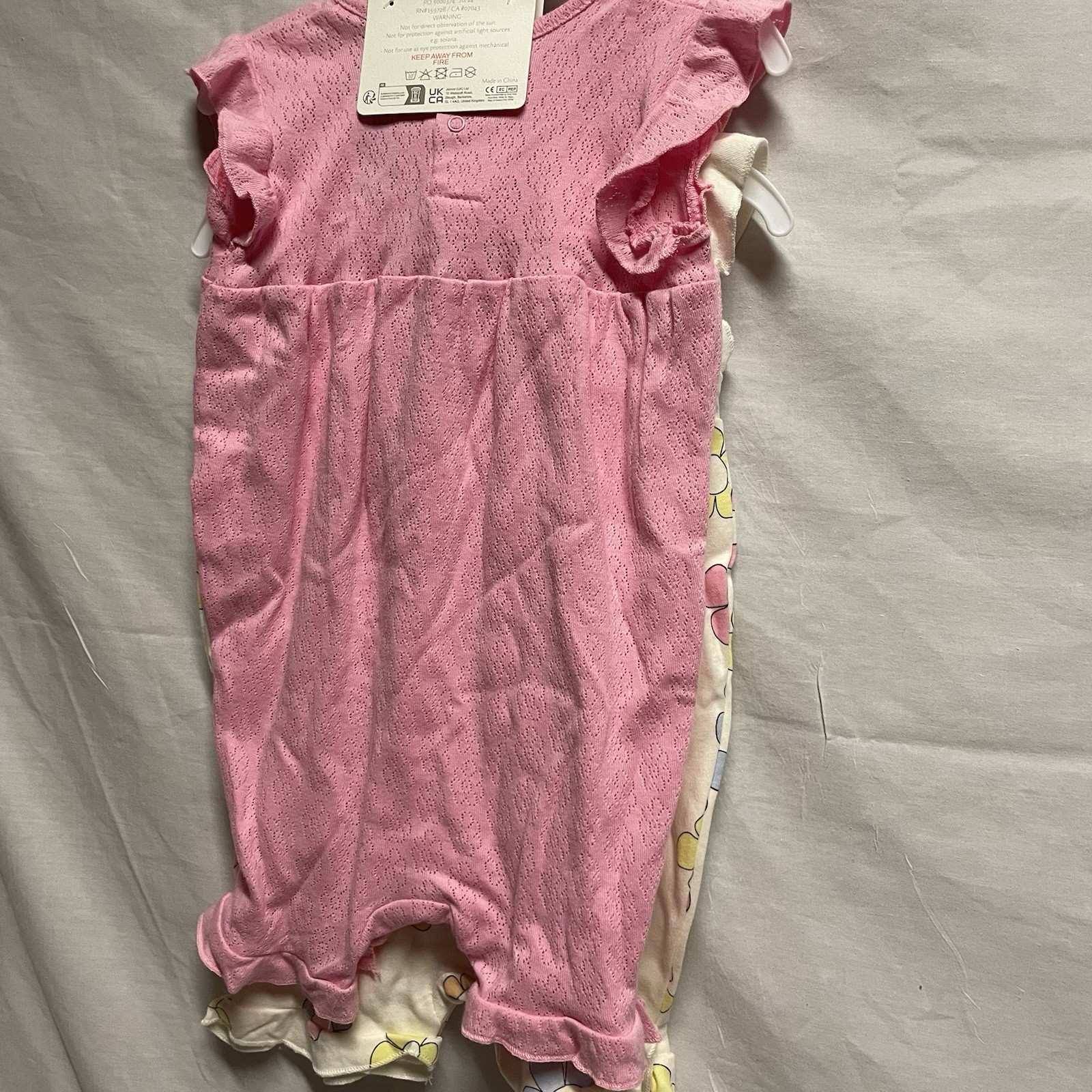 Girls 24 Month Jessica Simpson 2 Pack Rompers With Sunglasses