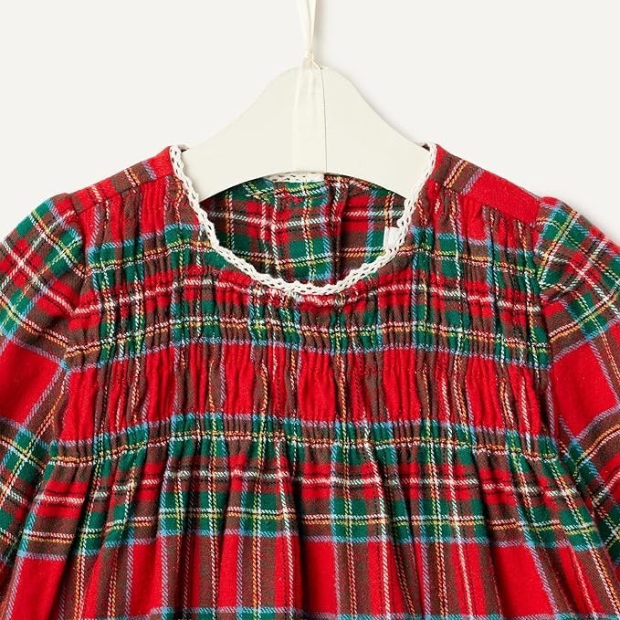 Baby Girls Long Sleeve Flannel Set Amazon Essentials Red Plaid Outfit 24 Month
