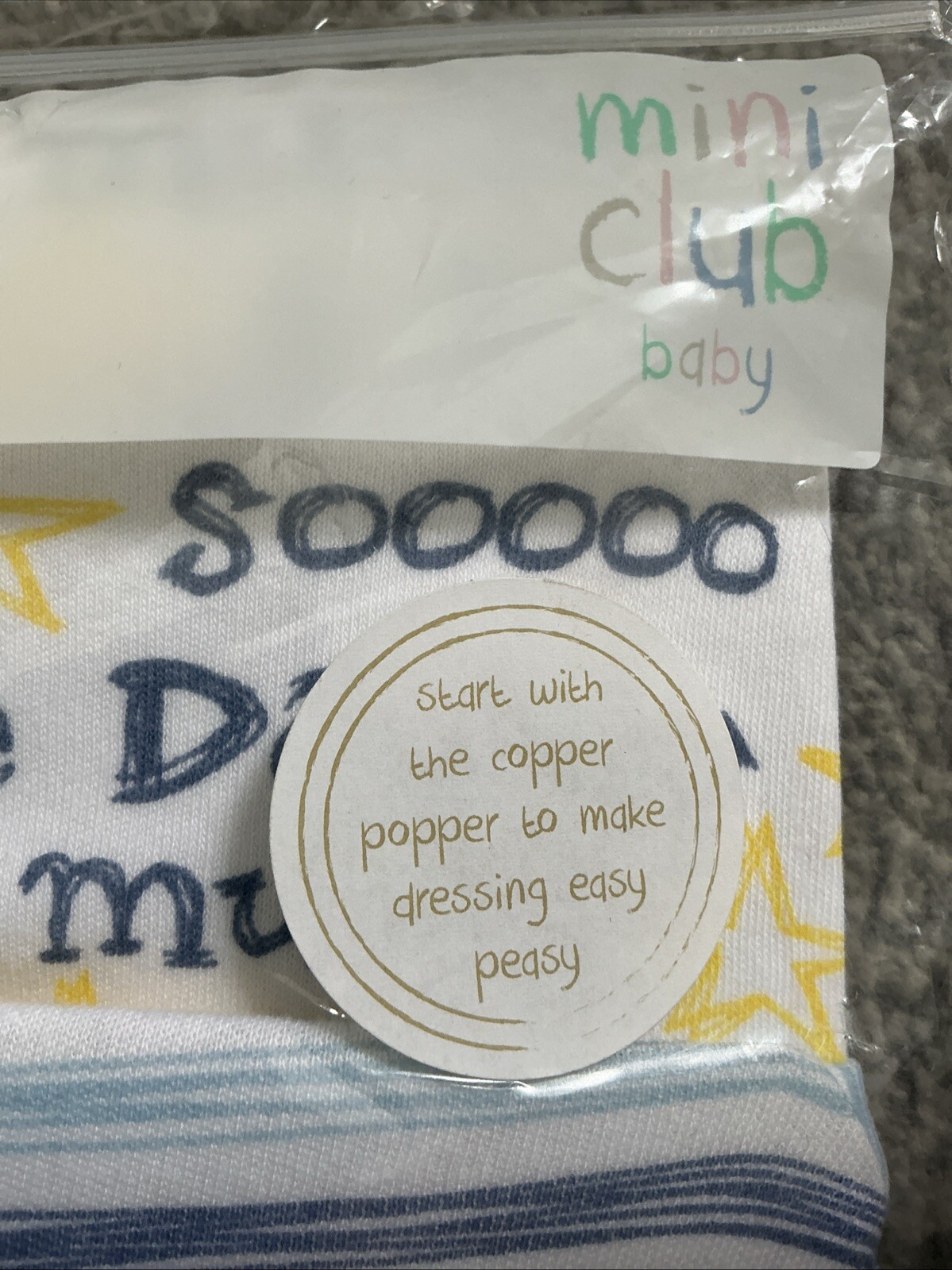 Boots Mini Club Small Baby Up To 7.5lbs 3 Sleepsuits New
