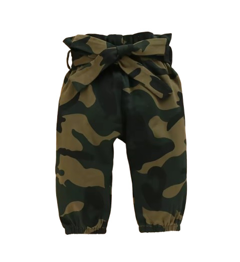 Camouflage Baby Clothes for Baby Girls 3Piece Outfit Knitted Sets for Baby Long