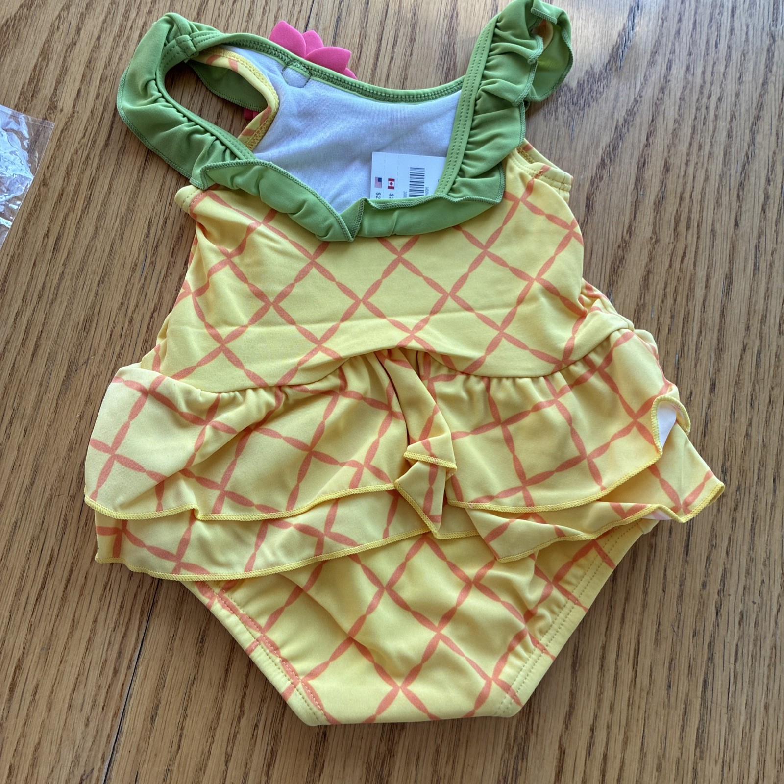 Gymboree 3-6 Months Infant Girl SUMMER Bathing Suit ALOHA Pineapple NWT