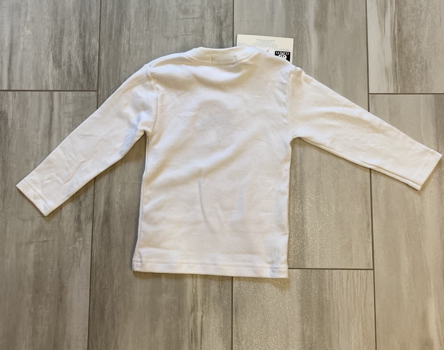 Monday’s Child Penguin Appliqué Long Sleeve Shirt & Blue Corduroy Pants Set, 12M