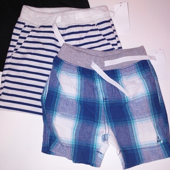 Set of 4 Wonderkids Boys Toddler Infant 12 Months Shorts Bottoms
