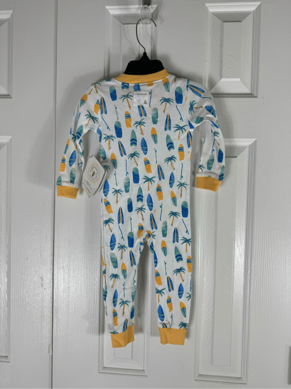 NWT Burts Bees Boys Romper Size 12m