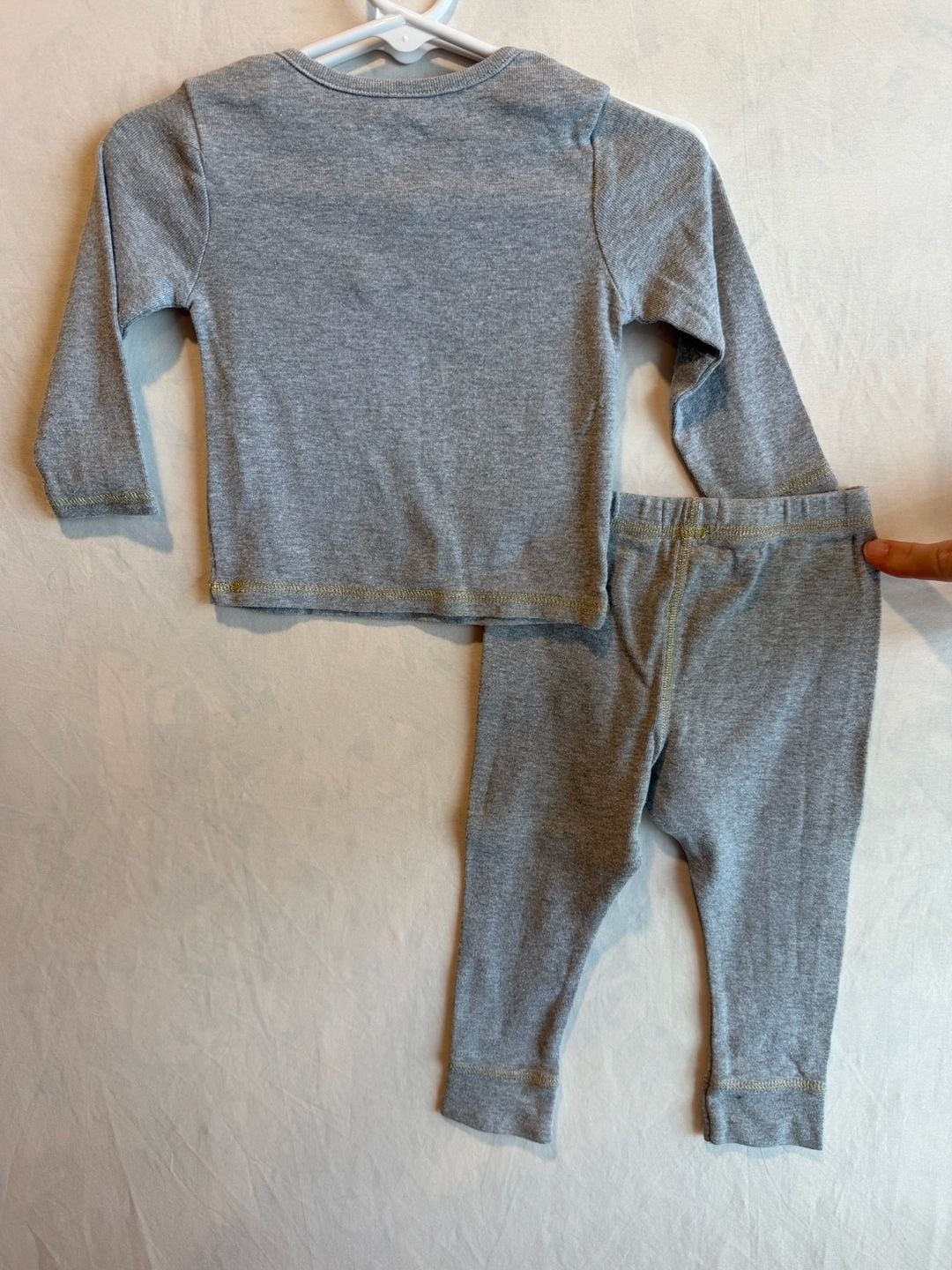 Mud Pie Baby Girls ‘Ghouls Rule’ 2-Piece Ghost Long Sleeve Top and Pants Set