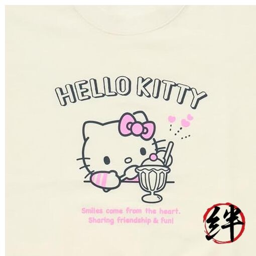 [Sanrio] Kids Sweat T-shirt Hello Kitty 120cm Clothing for Children 948365
