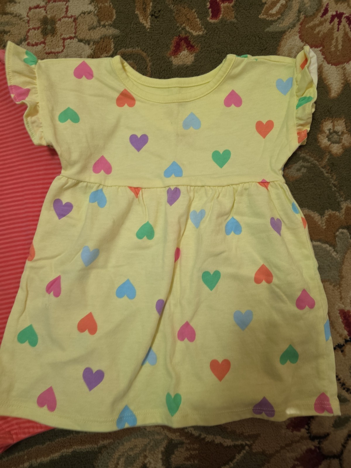 Girls Sz 12-18m Romper And Sun Dress CUTE!