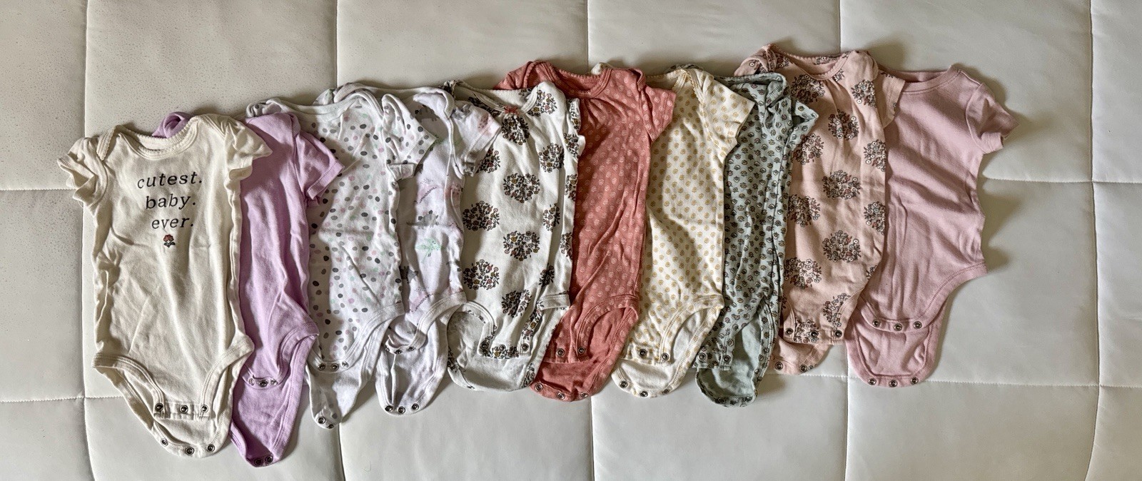 Baby Girl Clothes, Size 6-12 Months (Lot of 64 Items)
