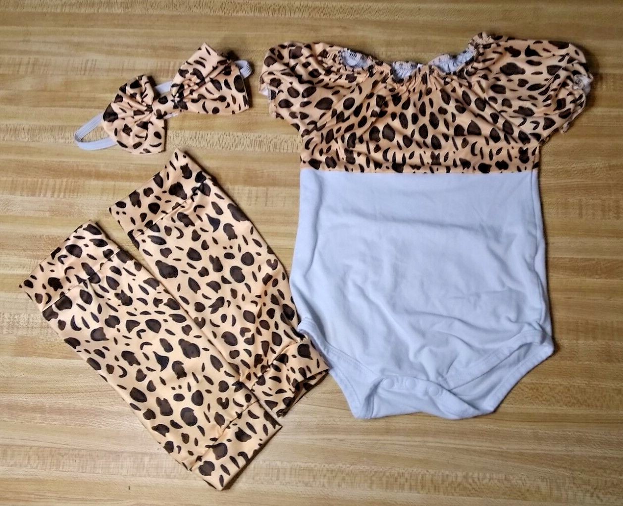 Unbranded Baby Girl Size 6-9 Months Polyester Blend Short Sleeve Outfit Set