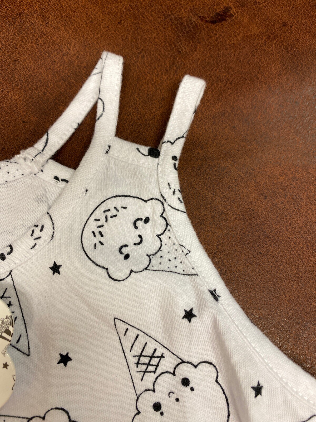 NWT Pink Peony Kids Girls Cut Out Tank Top Size 3T Kids Ice Cream Cones