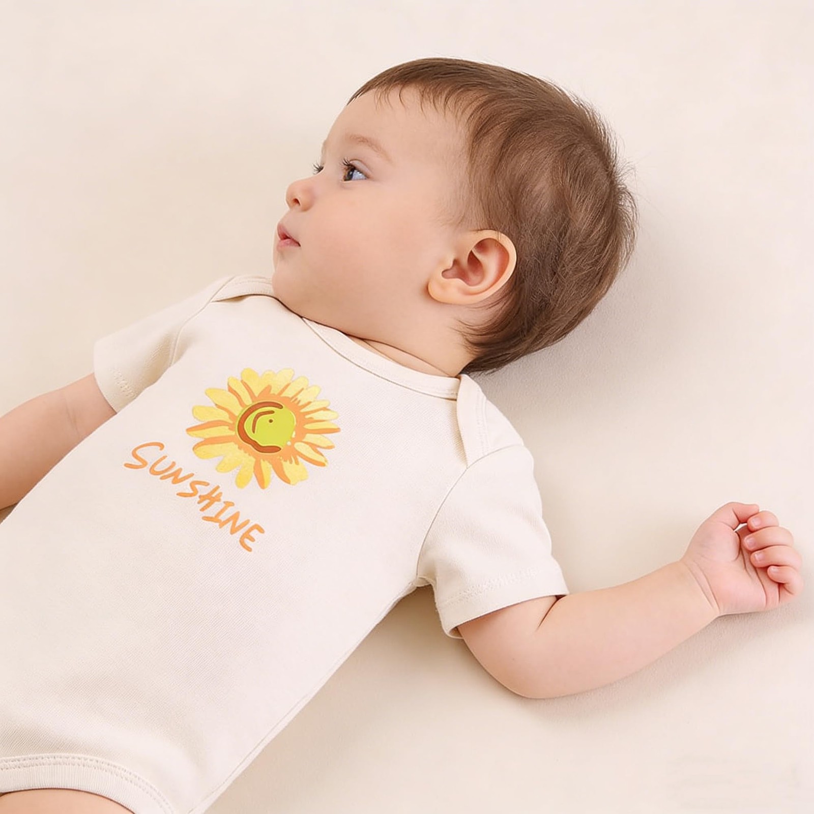 Baby Newborn Layette 10-Piece Set Cotton Bodysuits Short Sleeve Pants Sets Ra…