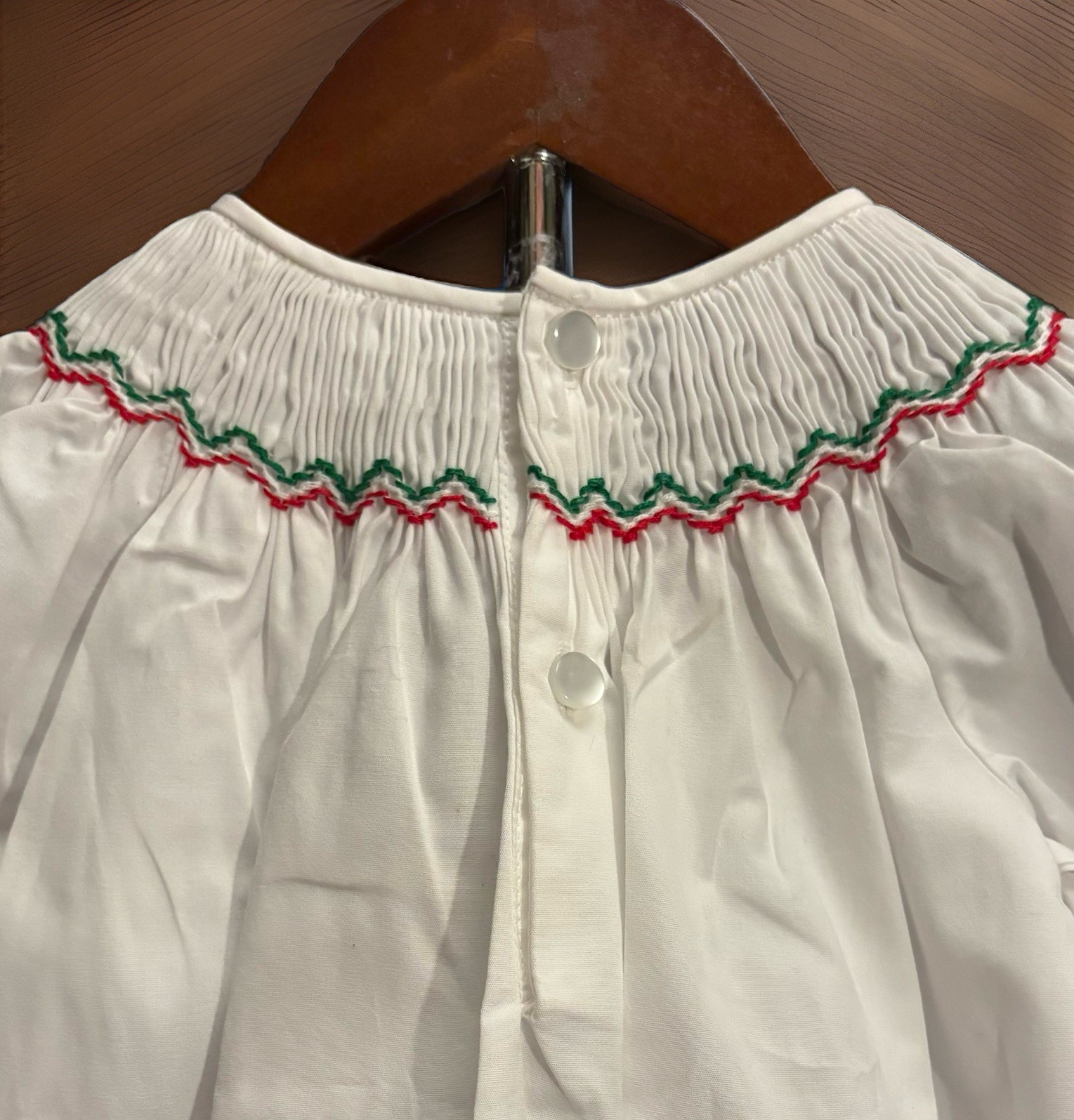 Girls NWT Fantasie Kids Smocked Pants Set Dress Top Christmas Free Bow 18 Months