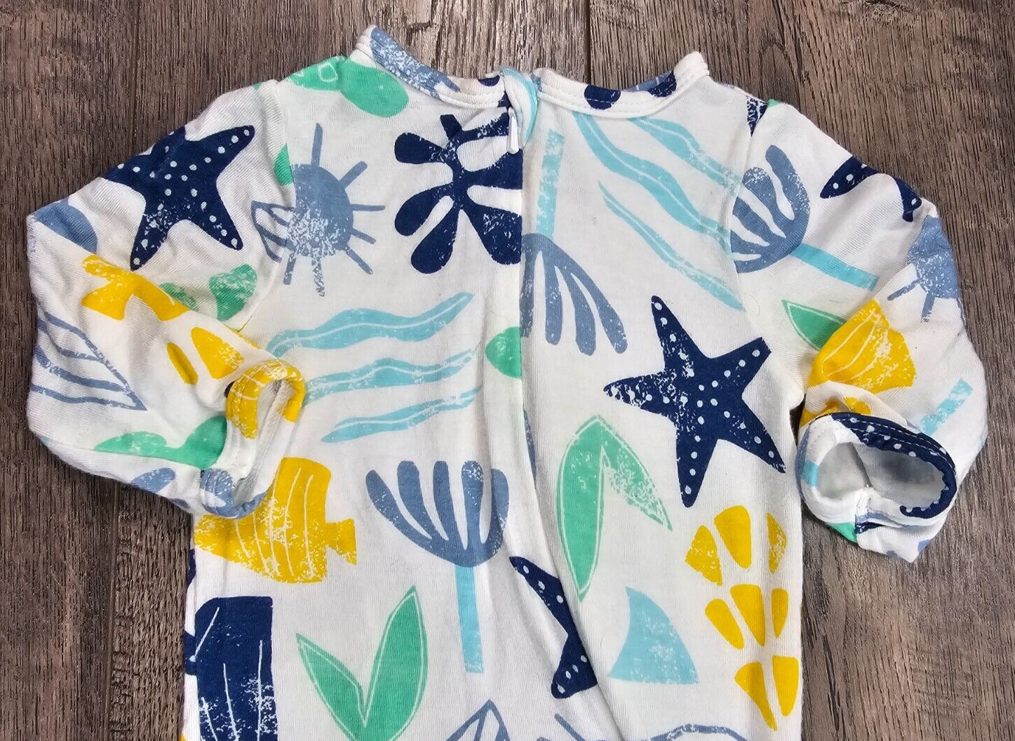 Baby Boy Clothes Lullaby 0-3 Month Light Weight Turtle Footed Outfit