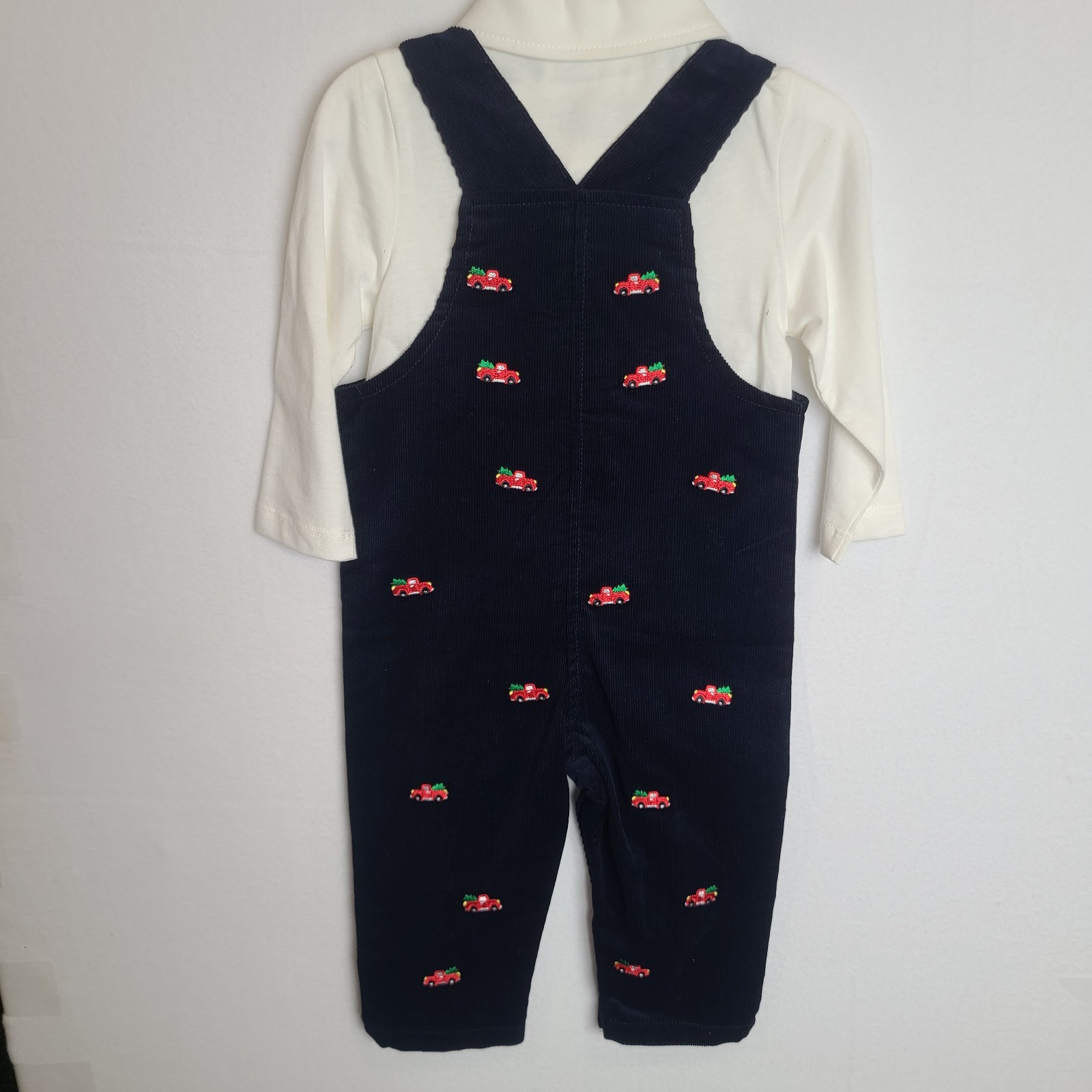 ADVENTURE 360 Christmas Truck Overalls Set NWT – Navy – Boys 18 months