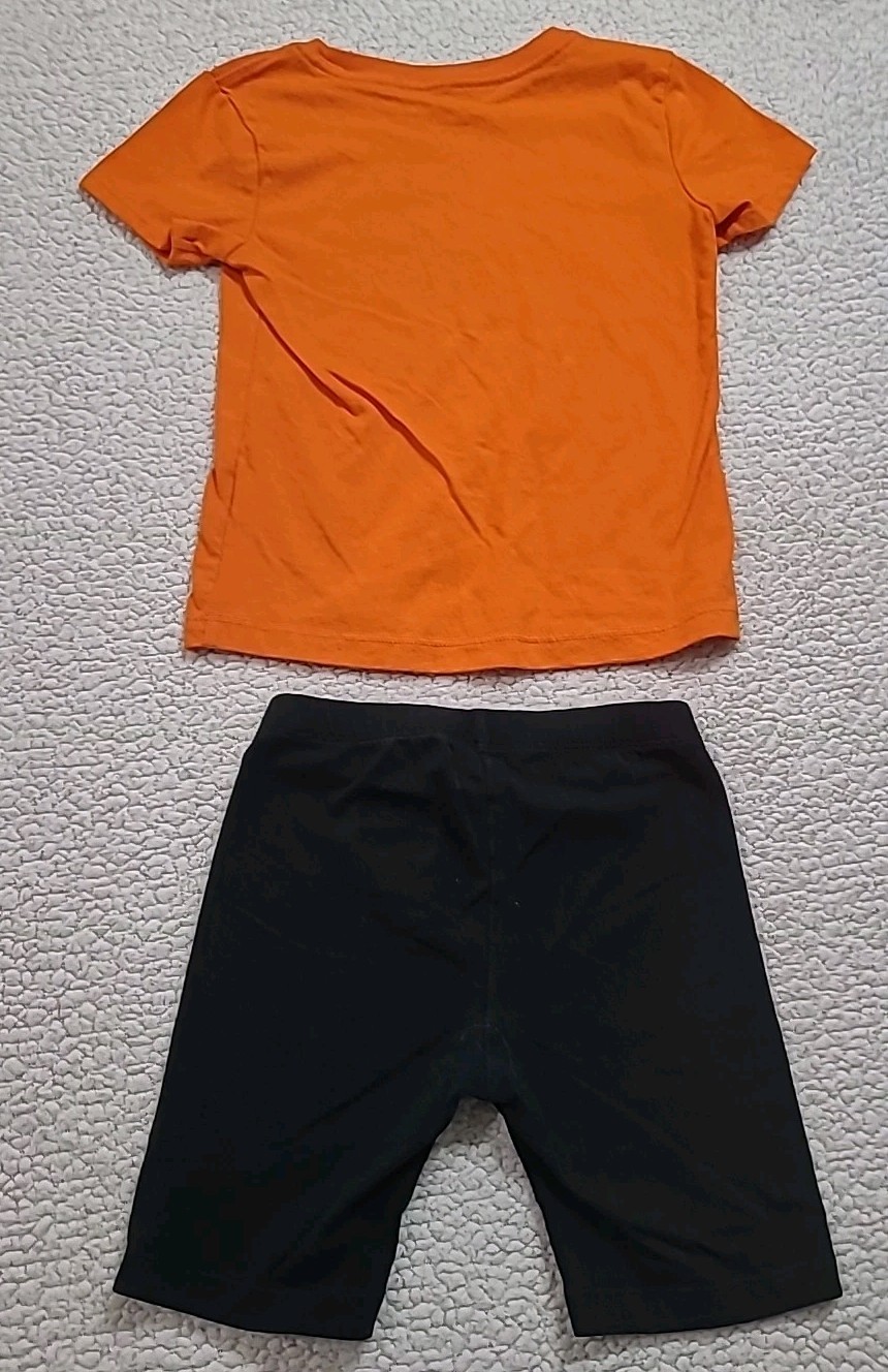 9PC Little Girls Size 4T/120/4-5 Mix Sleeve Shirts Pants Pajamas Halloween 🎃