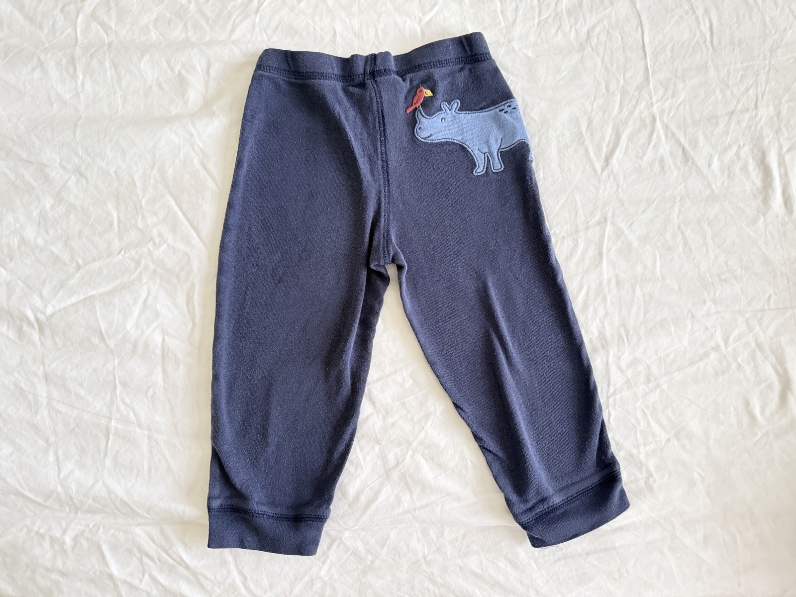Carter’s Animals Stripes Blue Long Sleeves Bodysuit Pants 24 Months set 3 PCS