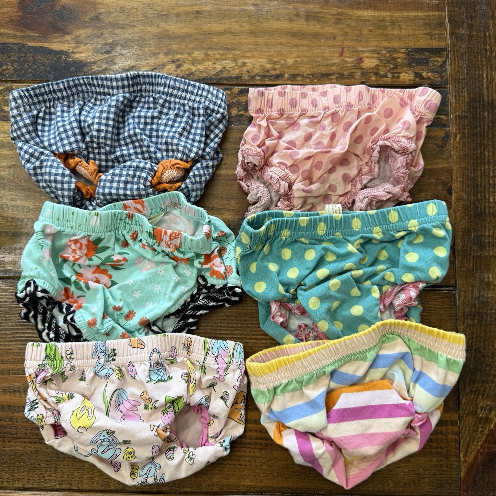 6 LOT Baby Matilda Jane Bloomers Bottoms Diaper Cover boutique Size 6-12 Month