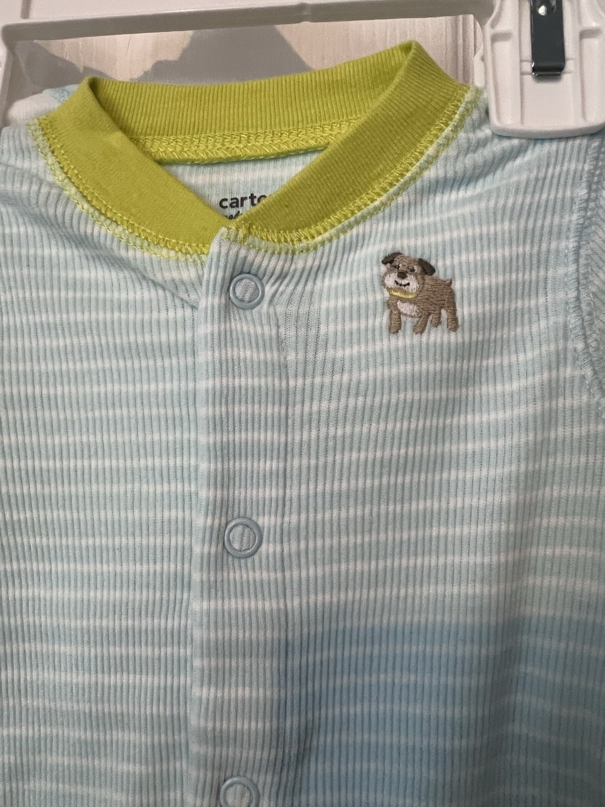 NEWBORN CARTER’S 2 PIECE SLEEP & PLAY OUTFITS BABY BOY’S PUPPIES SO CUTE!!