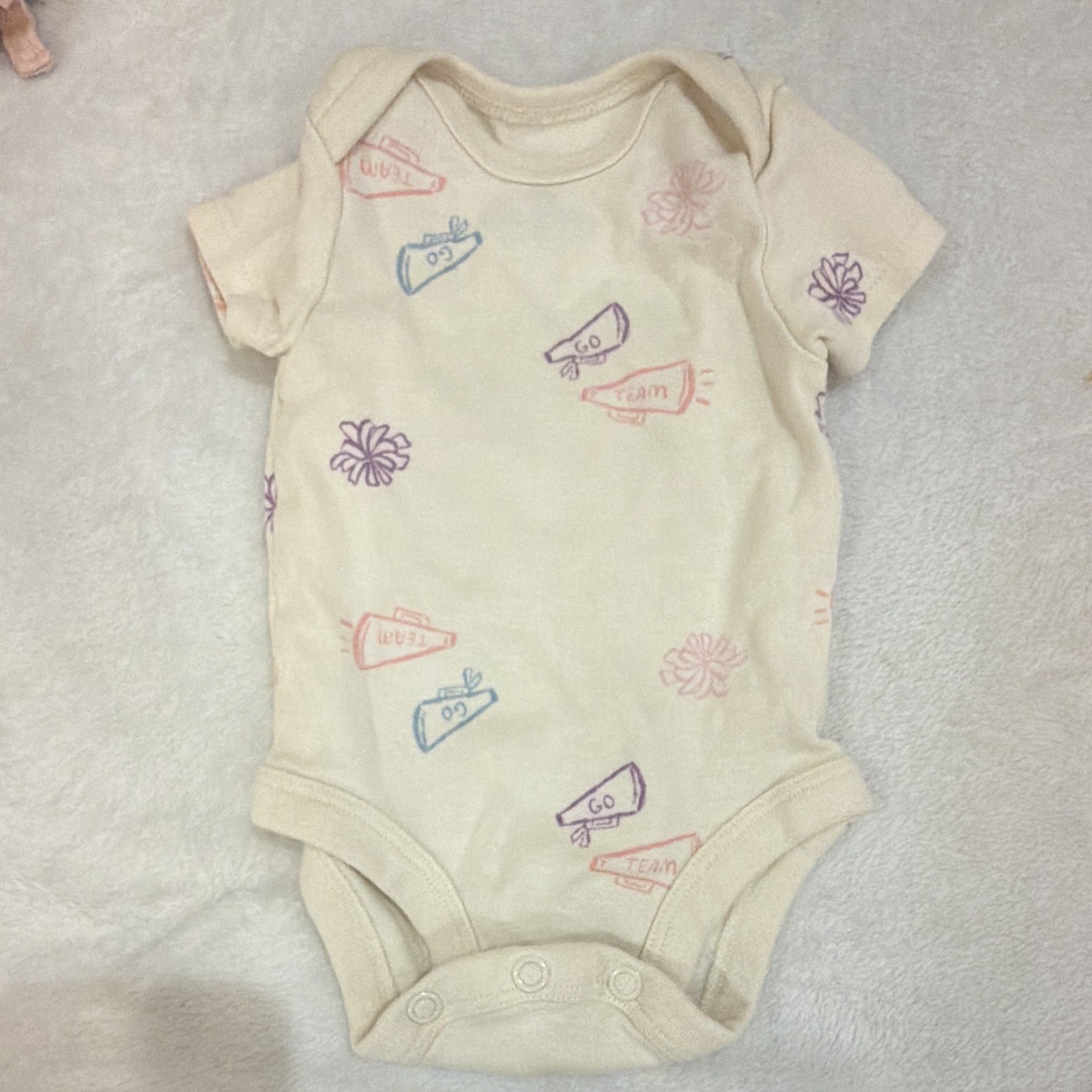Carter’s Newborn 3pc Outfit Set Pink Zip Hooded Fleece Hoodie Pants Bodysuit