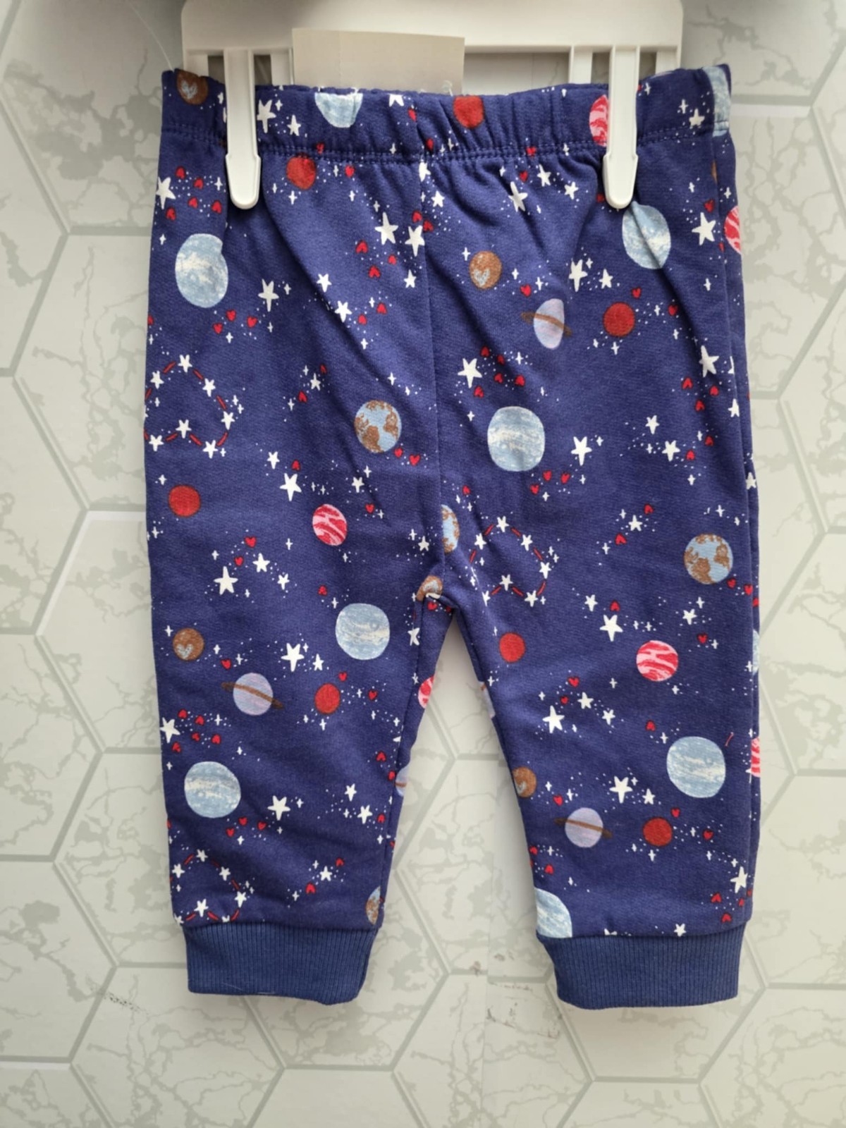 Baby Girl’s Cat & Jack Fleece Universe Stars Planet Sweatshirt & Joggers Set