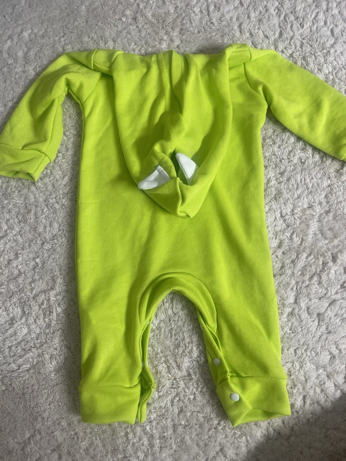 1-3 month Monsters Inc Green Baby Outfit Jumpsuit