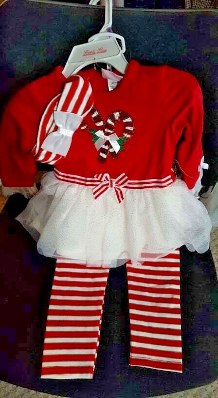 Baby Essentials/Little Lass Baby Christmas Outfits Sets 3m 3-6m, 6m 9m, 12m, 24m
