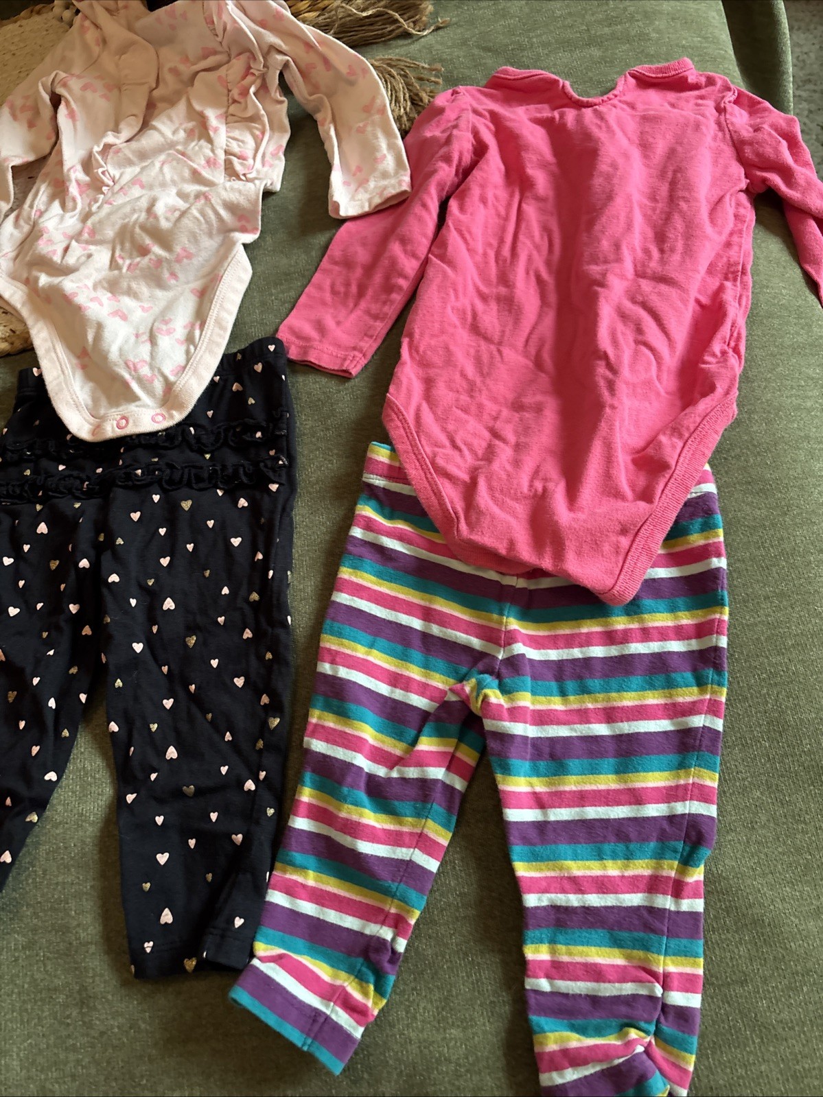 Baby Girl 6-9 Months Winter Outfits Disney Minnie Mouse Carters & More Bodysuits