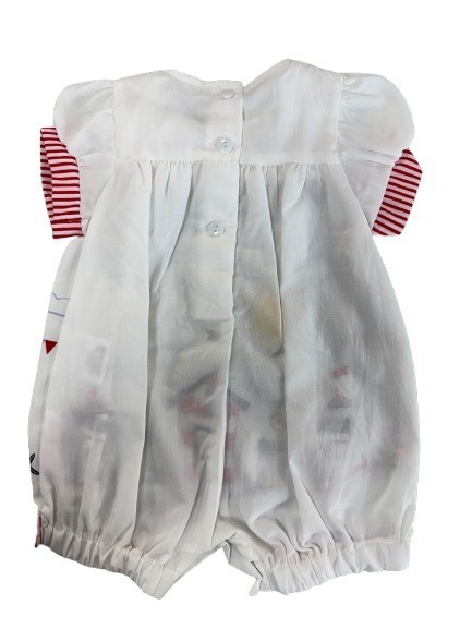 Baby Girls Beach Hut Bubble Romper Outfit Summer Playsuit 0-9 Months