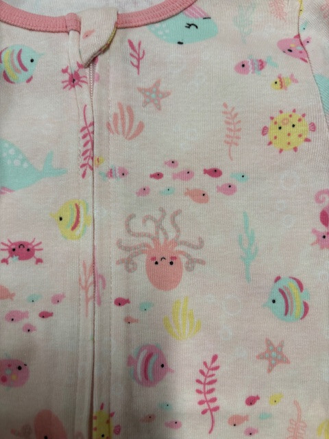 Kids Headquarters GIRLS 3 Pk UNDER THE SEA PAJAMA SET (PASTEL MULTI 2T )NWT