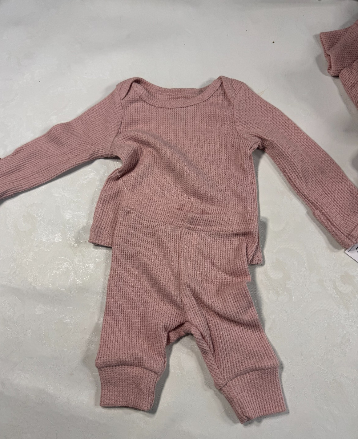 Carter’s Just One You Baby Girls’ Thermal Sweatshirt Jogger Pants Size 12M NWT