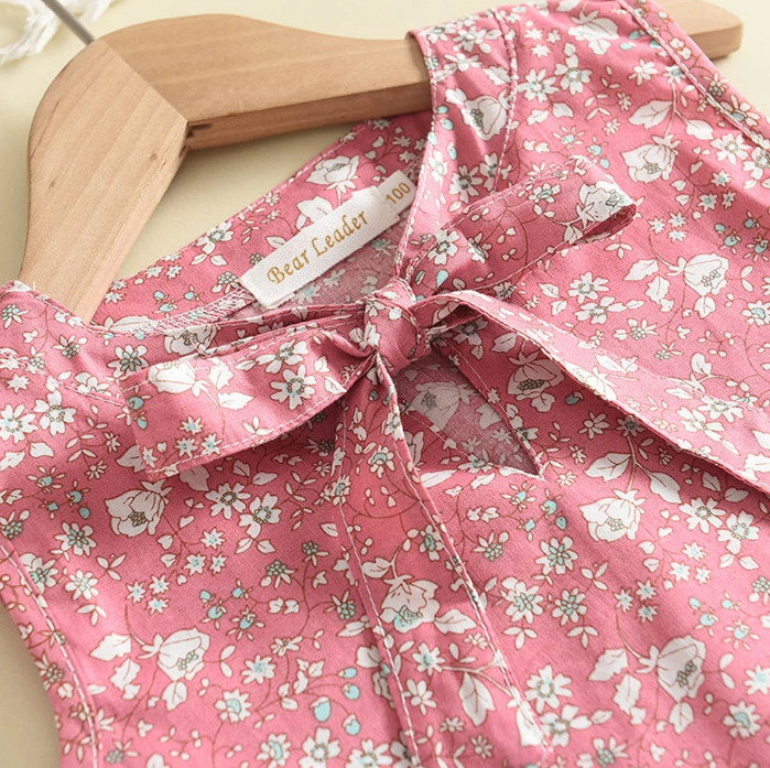 Toddler Kids Baby Girl Floral Blouse T-shirt Pants Summer 2PCS Suit Infant