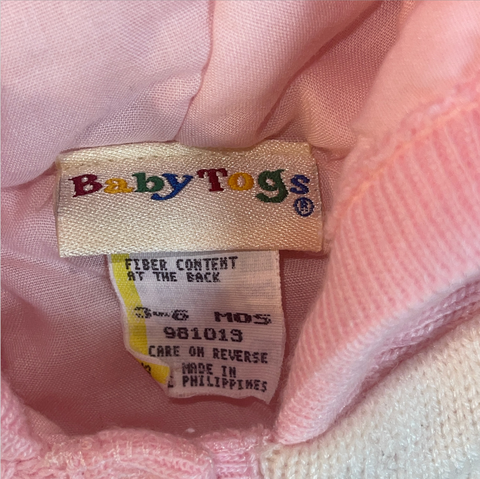 Vintage Baby Girl Matching Outfit Knit Sweater Pants Set Pink Floral Butterfly