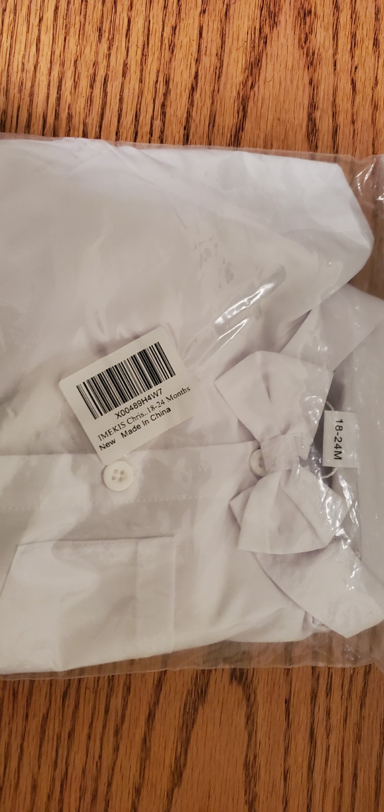 Imekis Toddler Baby Boy Baptism Christening Outfit W/ Bowtie Dress Shirt Shorts