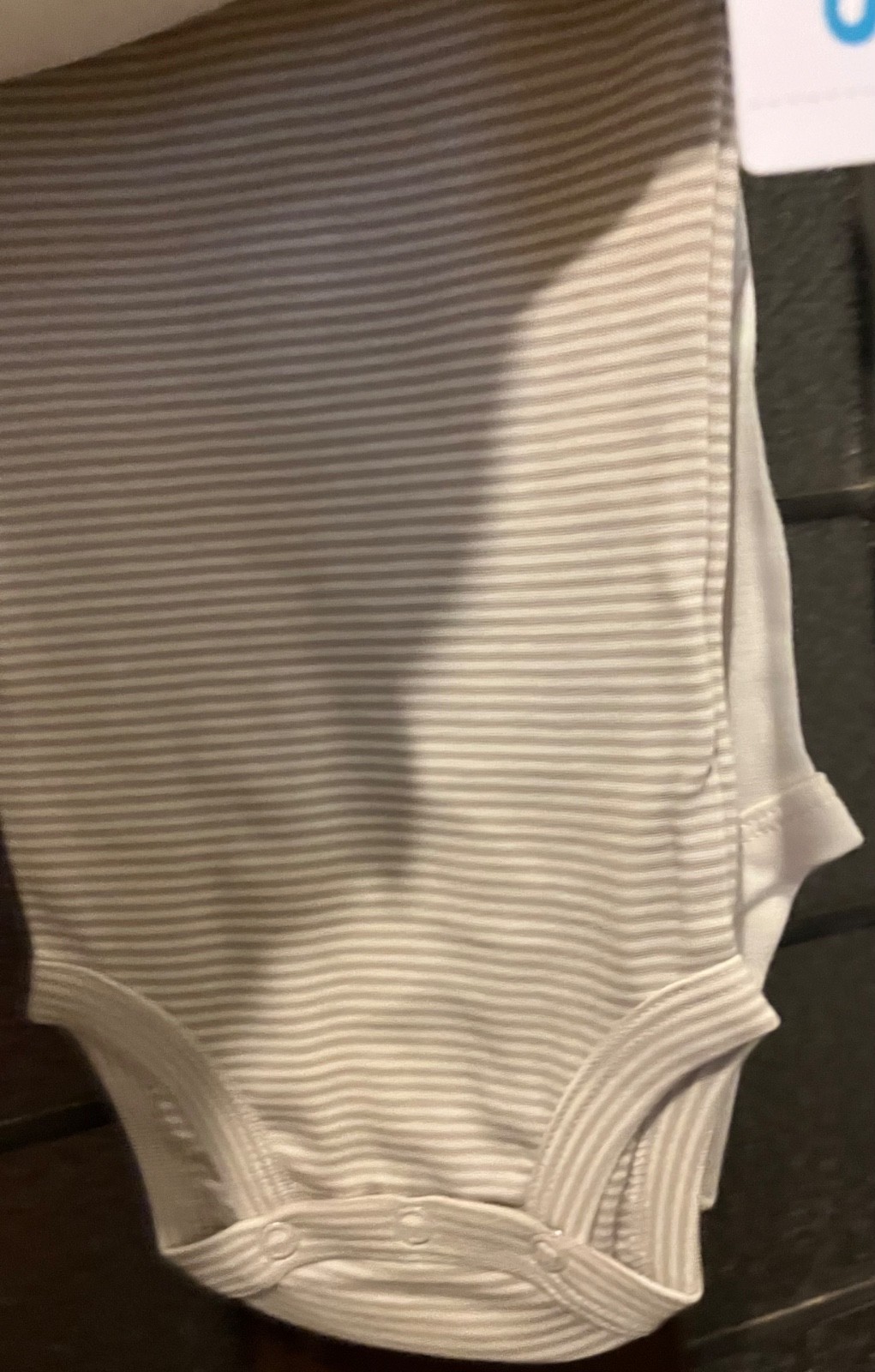 CARTER’S SET OF 5 VESTS ELEPHANT MOTIF 3 MONTHS NEW WITH TAGS UK SELLER