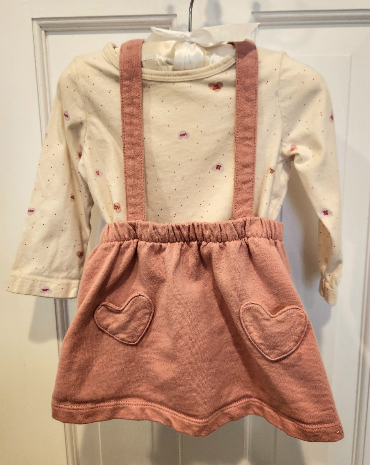 Valentines Day Baby Girl 12 Month Outfit Hearts Valentine Dress Hearts Be Mine