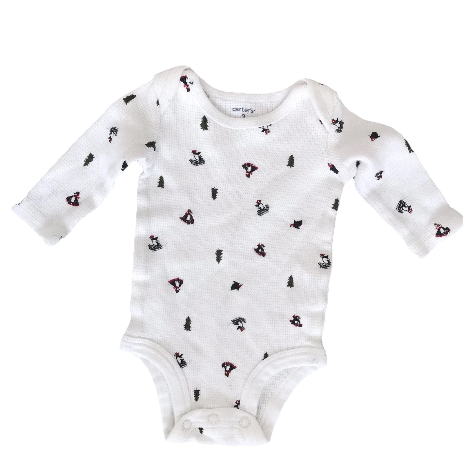 Carter’s Carters Skiing Penguins Ski Baby One Piece (A12) Age 3M 3 Months Mos