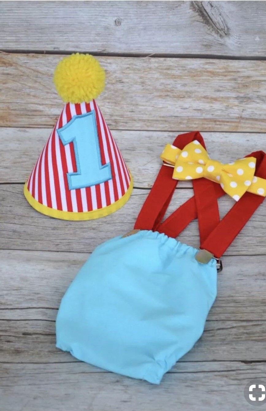 First Birthday Cake Smash Set Complete Outfit