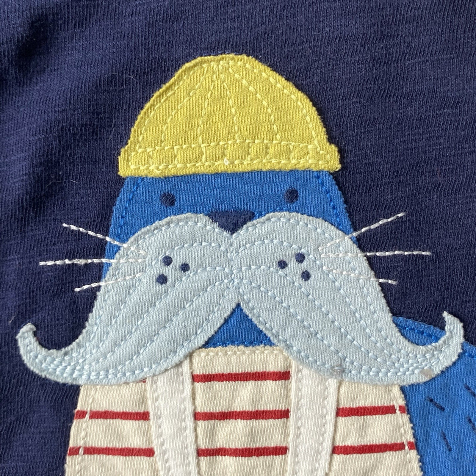 GAP Outfit Size 12 18 Months Walrus NWT New Baby Blue Appliqué Beach Nautical