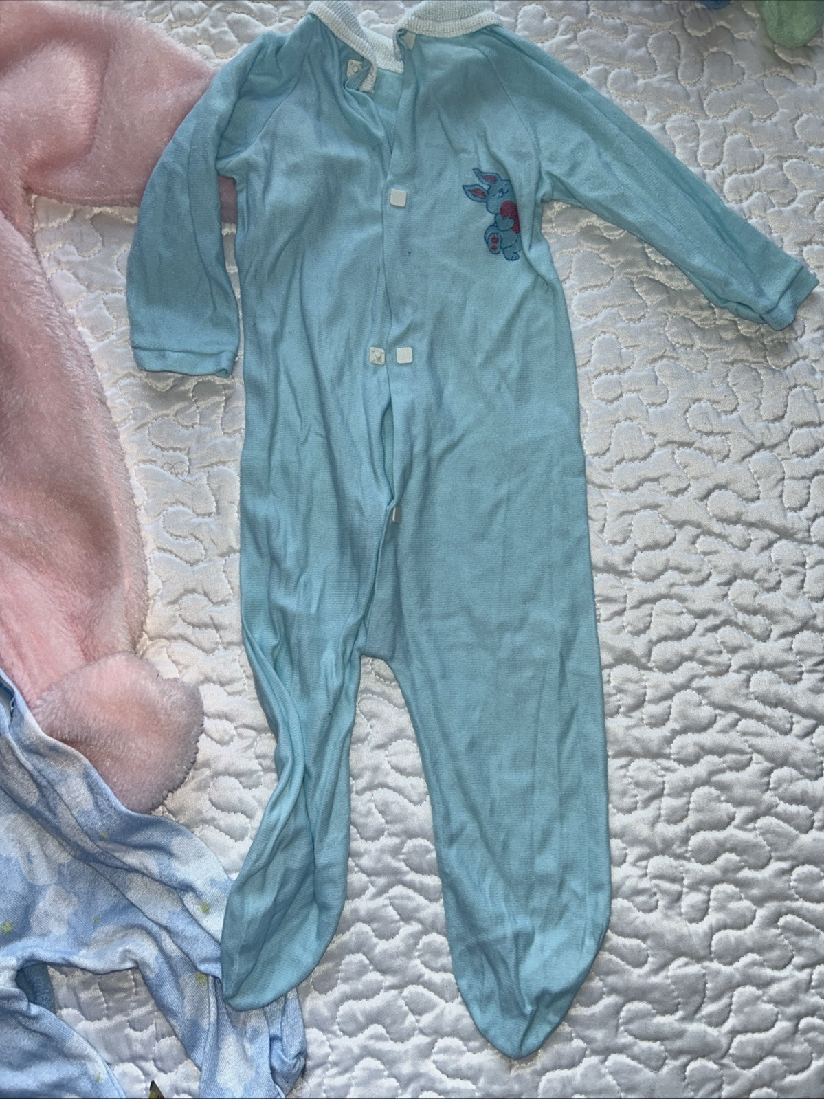 Baby Girl Boy Layette Sleepers Snowsuit Footie Various Sizes Mixed Lot of 9 VTG