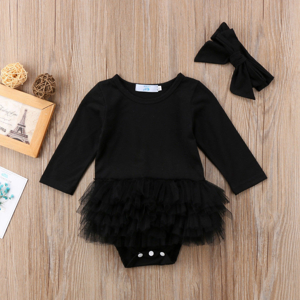 Stylish Black Baby Girl Dress Sizes 0-24M Perfect for Every Occasion Gift Idea