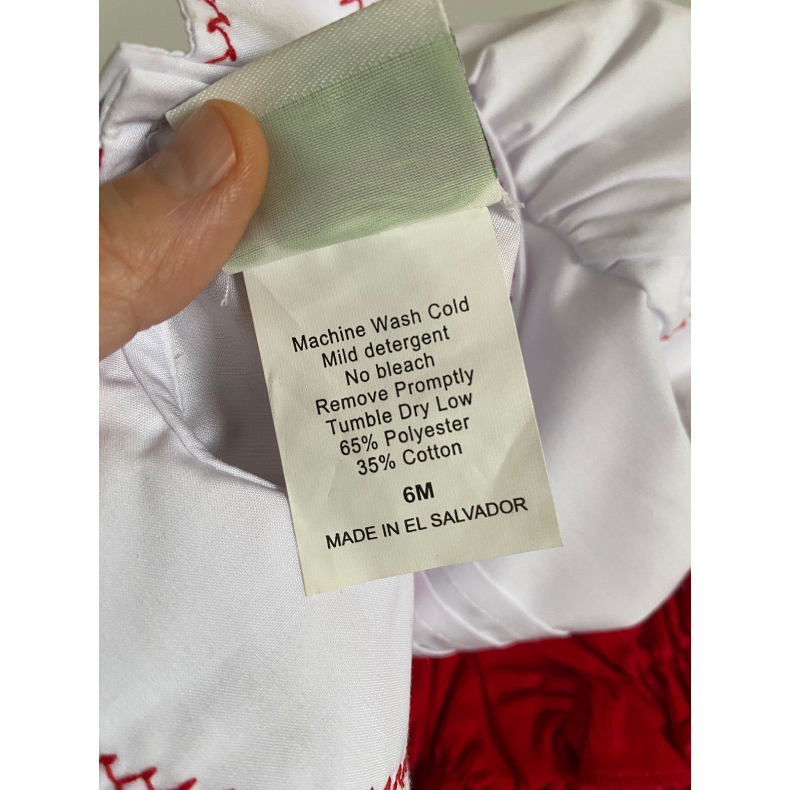 Zuccini Baby Girls White Pleated Top Red Corduroy Bloomers with Bow Set 6M NEW