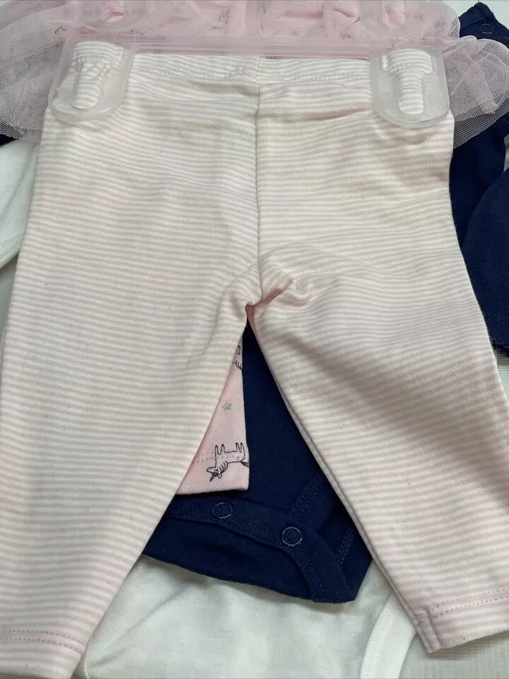 NWT Carter’s Girls 4 Piece Long Sleeve Daddy’s Princess Tutu Set 18M