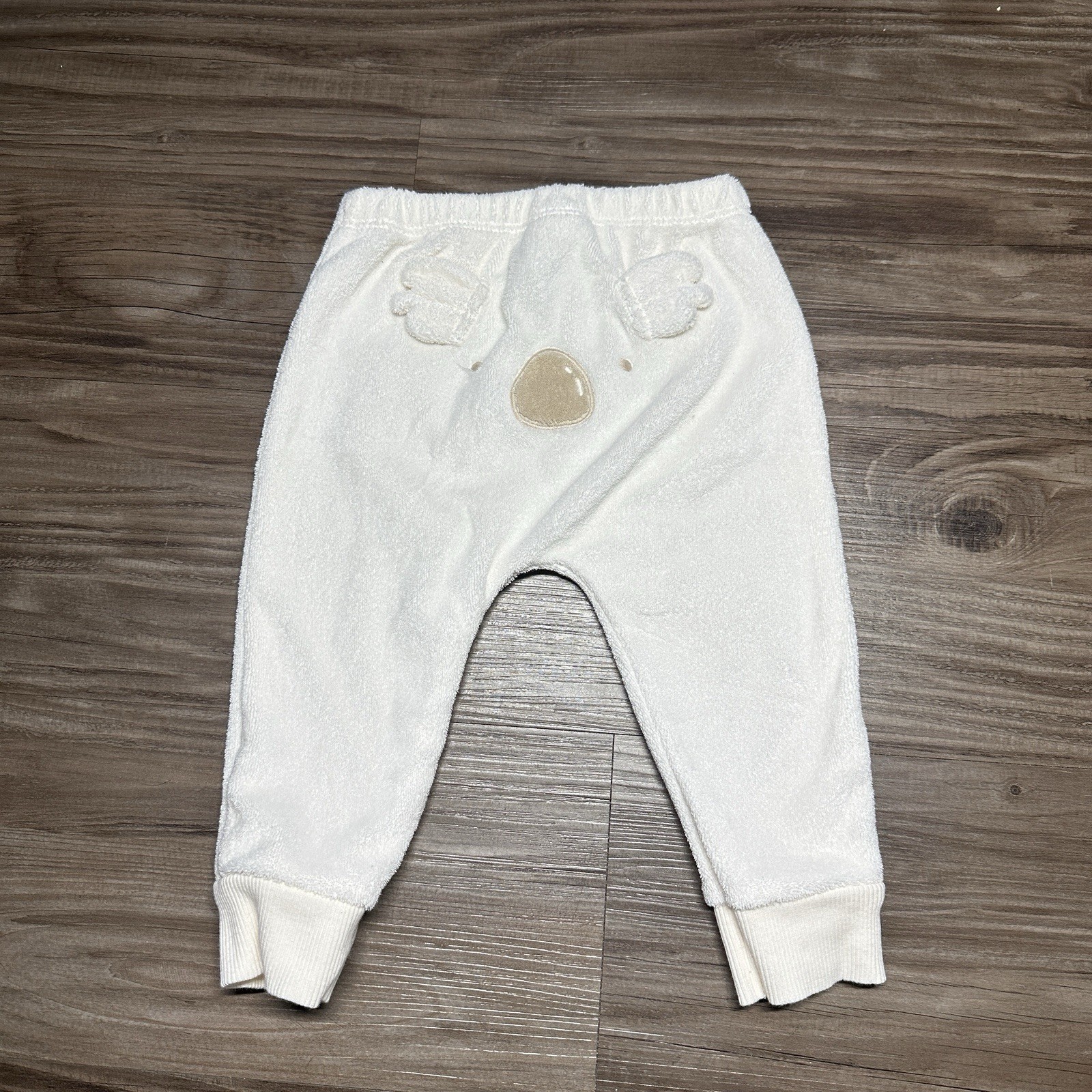 Carter’s 2pc Baby 6M Cream Fleece Koala Bath Set Zip Hoodie & Cuffed Pants