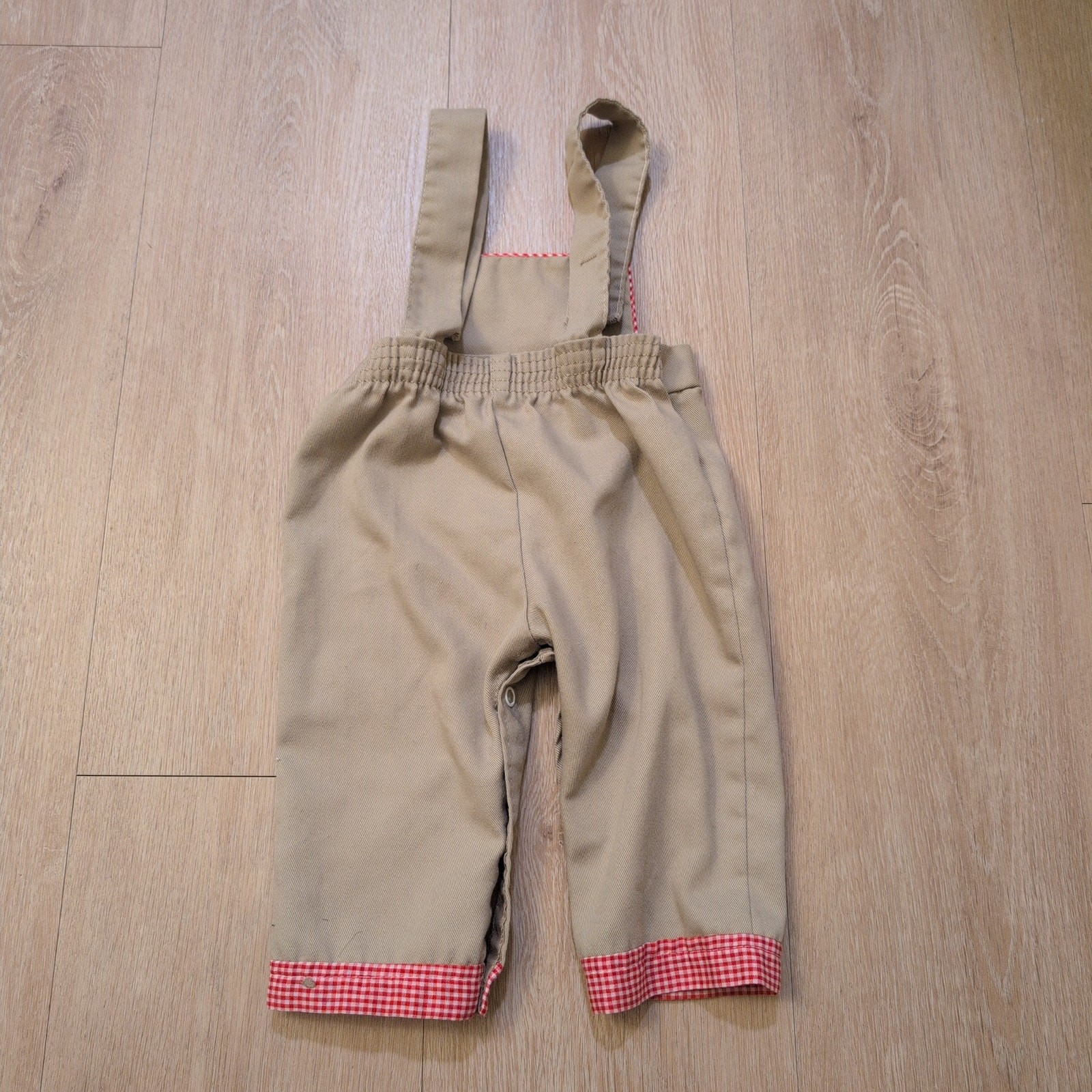 VTG 1976 Paddington Bear Overall 3-6 Months Farmer Folk Western St Thomas USA