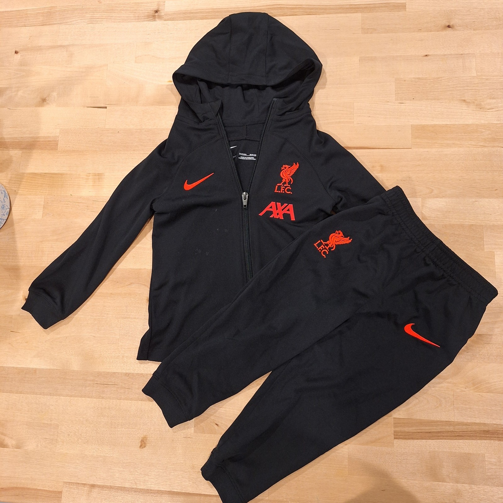 Nike Liverpool FC Strike Dri-FIT Hooded Tracksuit 2pc Set – 24-36M (2T/3T)