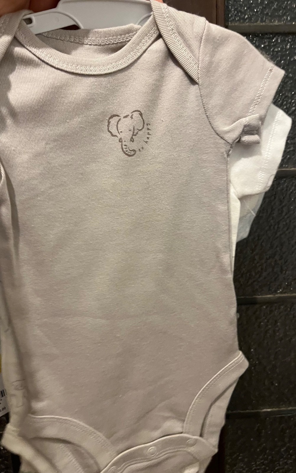 CARTER’S SET OF 5 VESTS ELEPHANT MOTIF 3 MONTHS NEW WITH TAGS UK SELLER